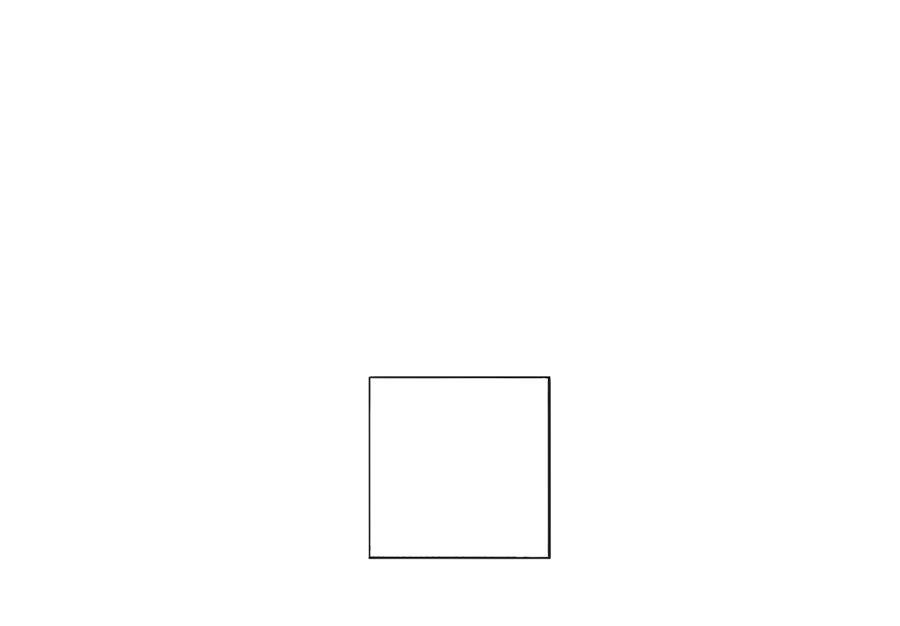 Wooden Collection Täcksida - Väggskåp 40 x 40 cm