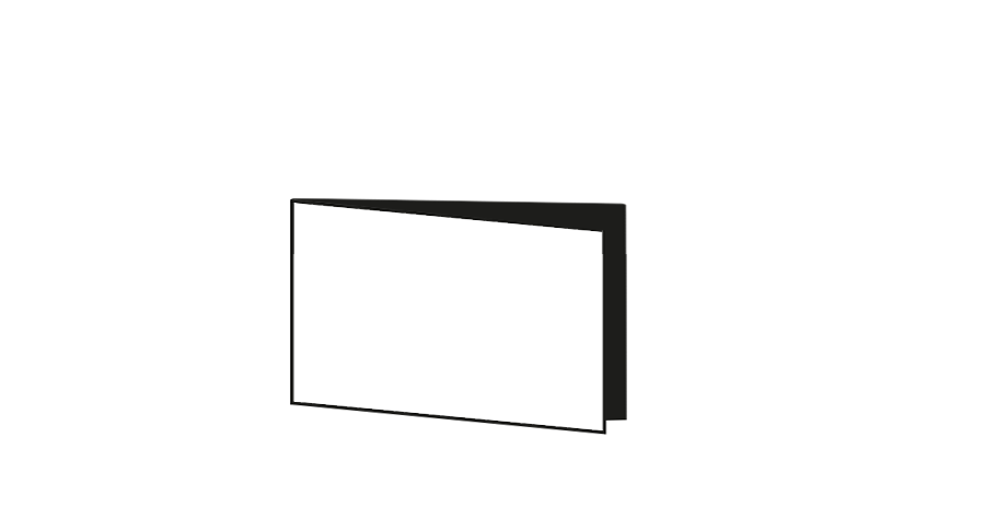 Plain Tür 60 x 35 cm