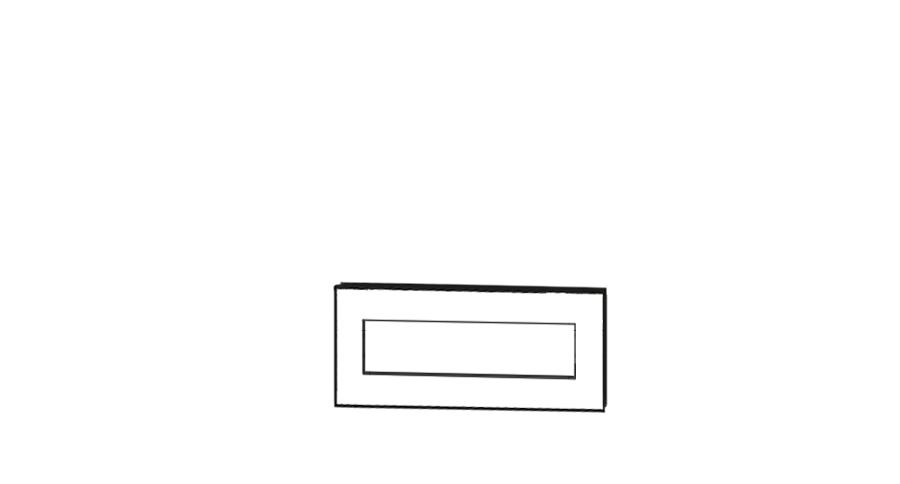 Deep Schubladenfront 60 x 20 cm