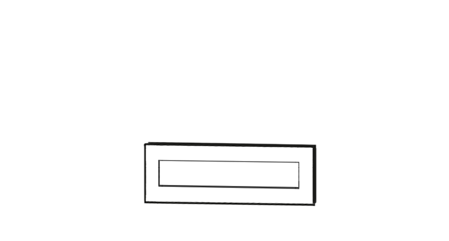 Deep Schubladenfront 80 x 20 cm