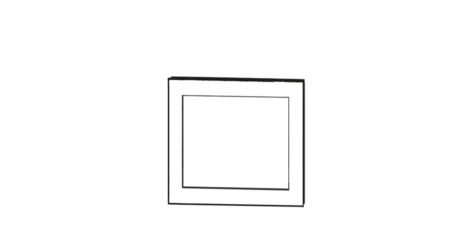 Discreet Face de tiroir 60 x 60 cm