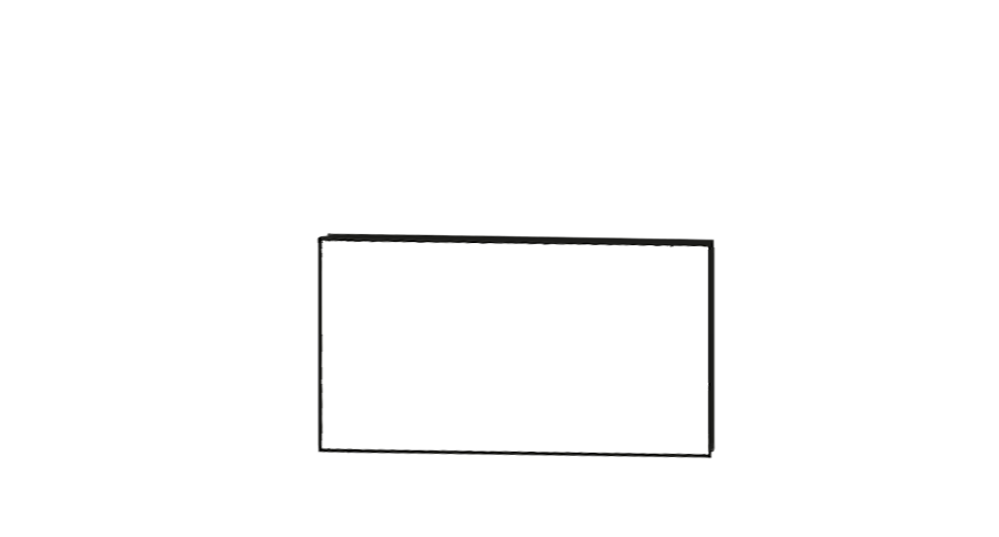 Plain Lådfront 80 x 40 cm