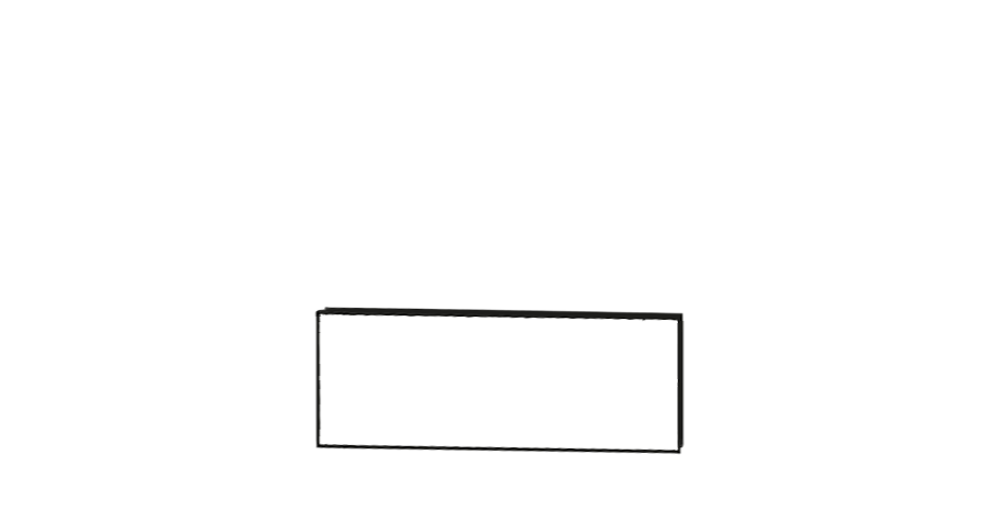 Edge Lådfront 80 x 20 cm