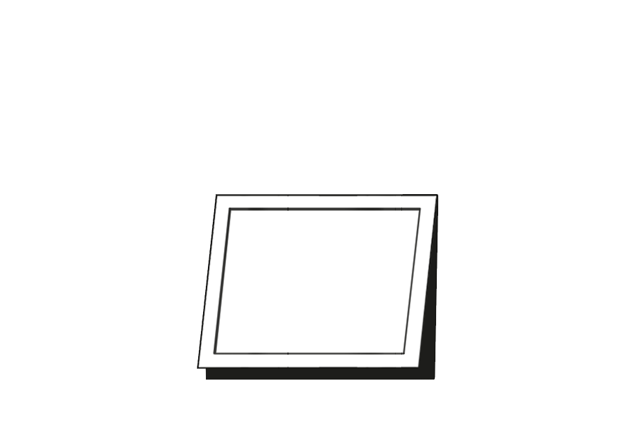 Slim Door 60 x 40 cm