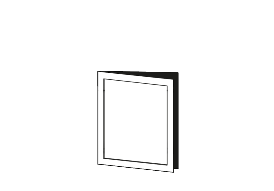 Slim Deur 40 x 60 cm