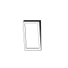 Slim Opvaskemaskine front 45 x 80 cm