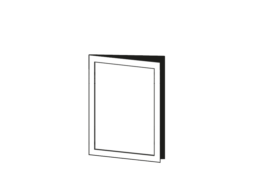 Slim Deur 40 x 80 cm