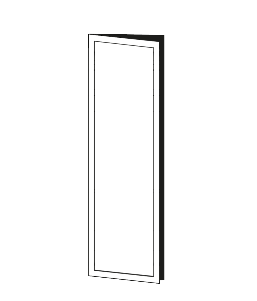 Slim Deur 40 x 200 cm