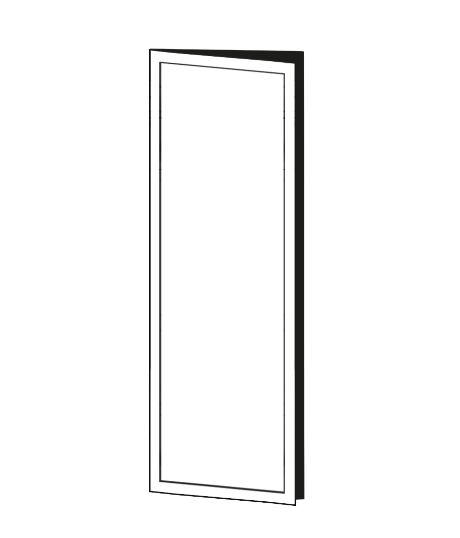 Slim Deur 60 x 195 cm