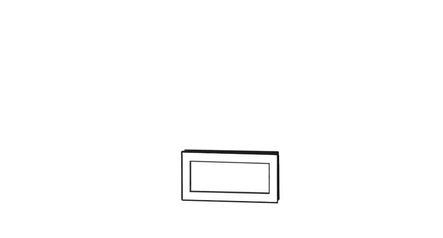 Slim Ladefront 40 x 20 cm