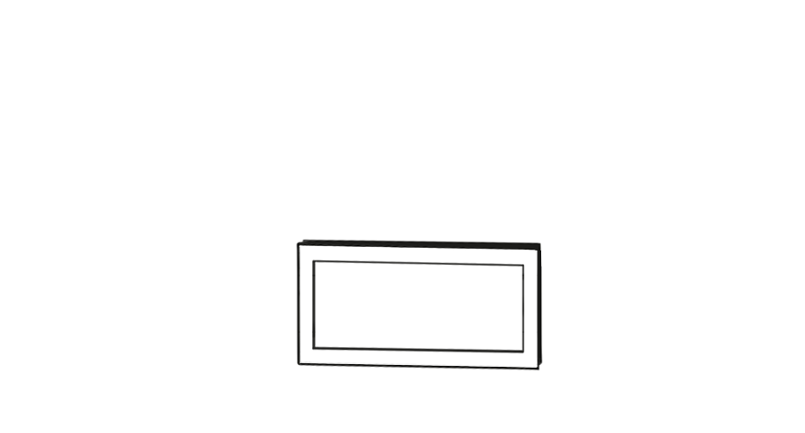 Slim Skuffefront 60 x 31 cm