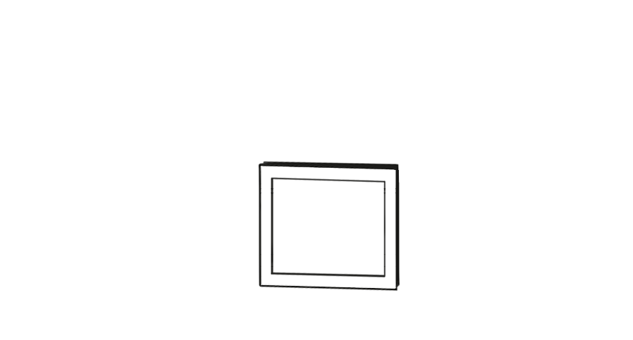 Slim Ladefront 40 x 40 cm