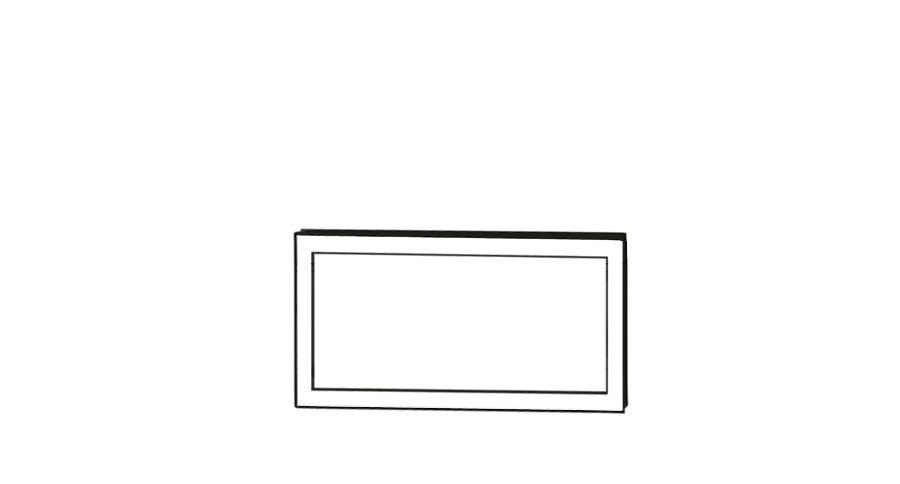 Slim Skuffefront 80 x 40 cm