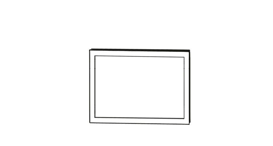 Slim Laatikon etusarja 80 x 57 cm