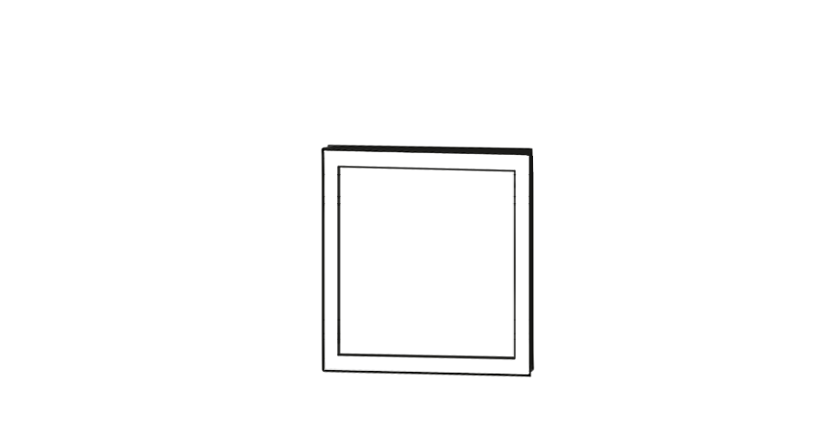 Slim Ladefront 50 x 57 cm