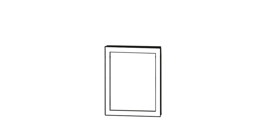 Slim Skuffefront 40 x 57 cm