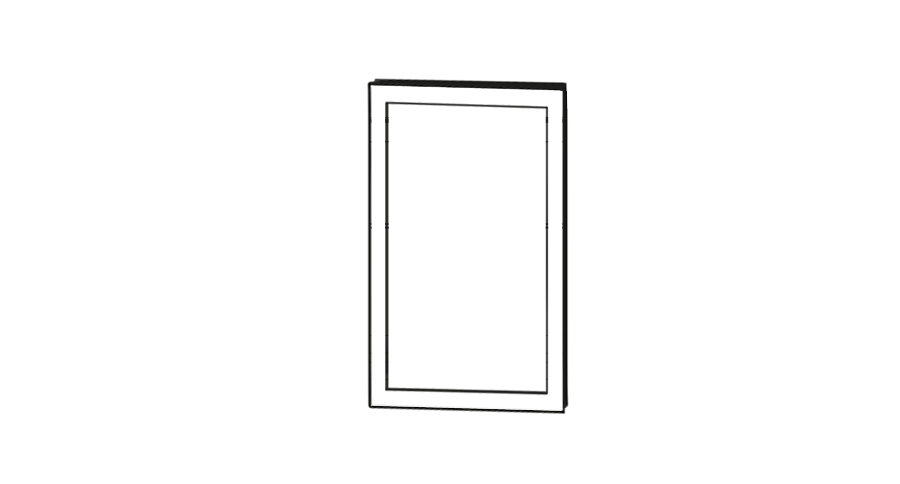 Slim Laatikon etusarja 40 x 80 cm