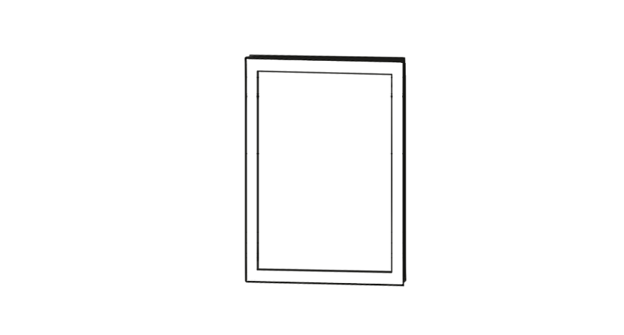 Slim Lådfront 50 x 70 cm