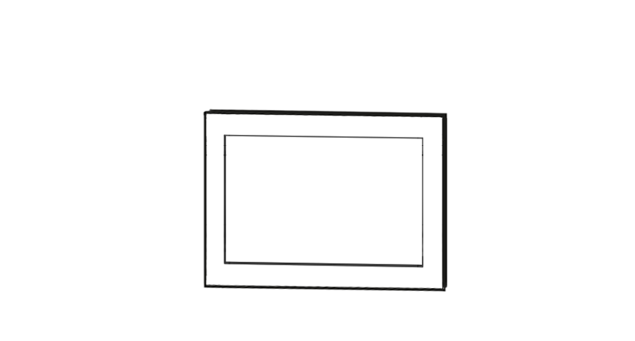 Discreet Face de tiroir 80 x 60 cm