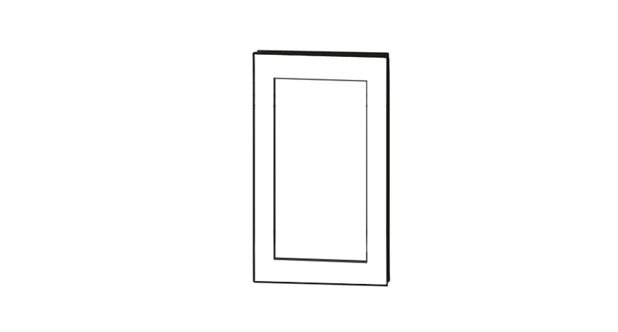 Deep Ladefront 40 x 80 cm