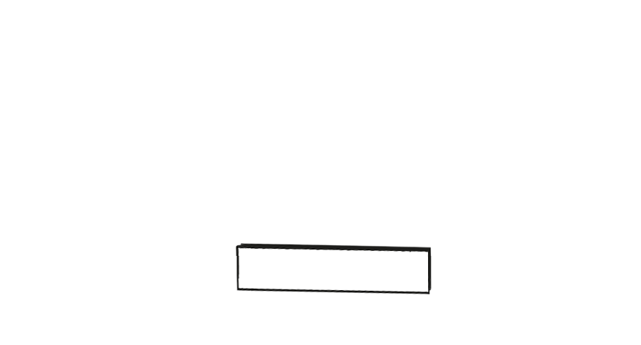 Skuffefront 60 x 13  cm