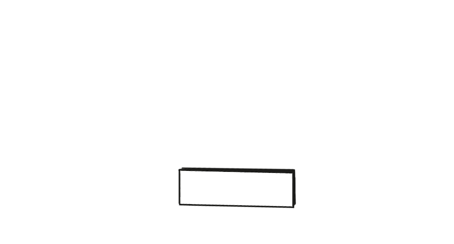 Ladefront 50 x 18 cm