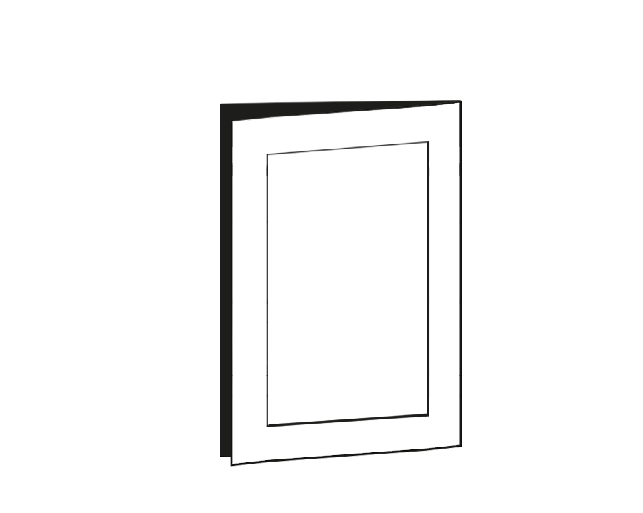 Deep Door for refrigerator/freezer 60 x 90 cm