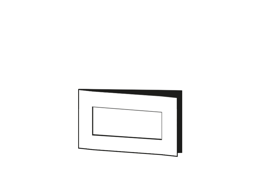 Discreet Tür 60 x 35 cm