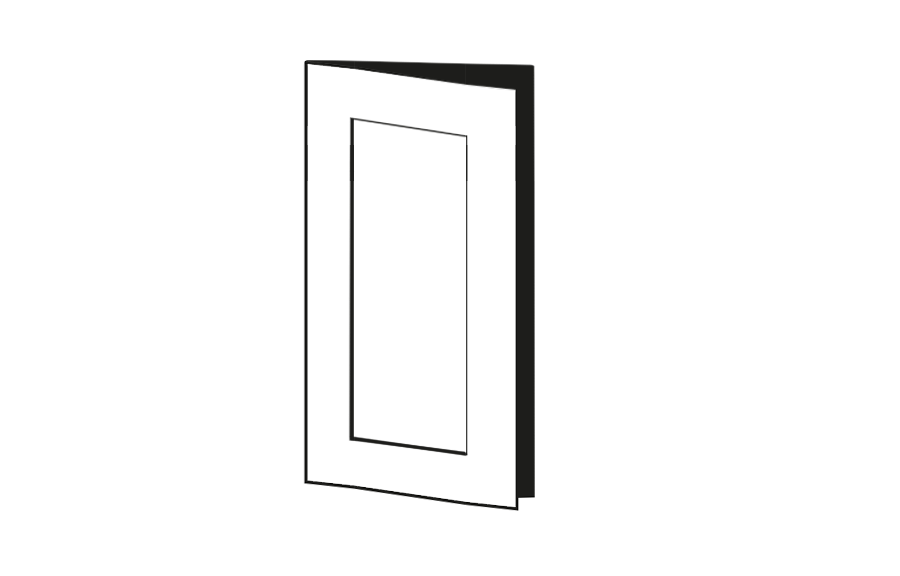 Discreet Dør til Hjørneskap 32 x 70 cm Discreet Dør til Hjørneskap 32 x 70 cm