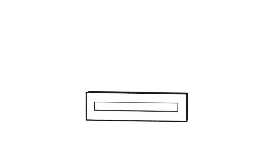 Discreet Face de tiroir 80 x 26 cm