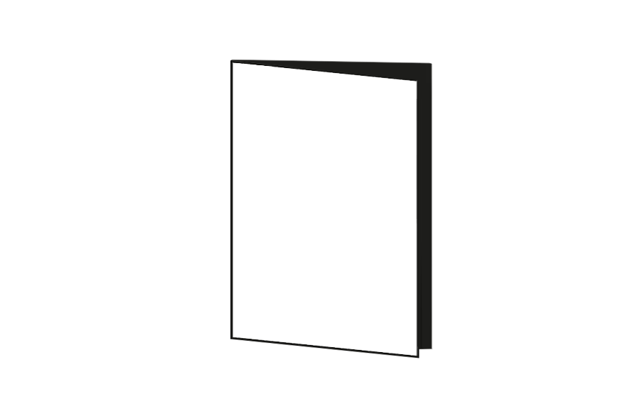 Edge Porte pour réfrigérateur/congélateur 60 x 90 cm