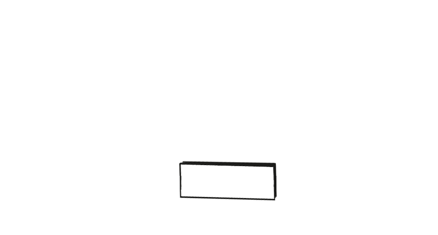 Edge Lådfront 40 x 18 cm