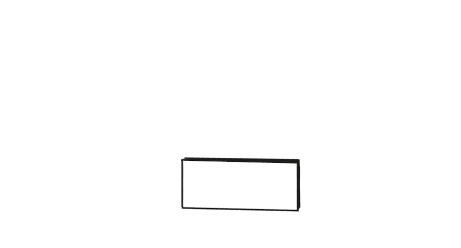 Edge Lådfront 50 x 26 cm