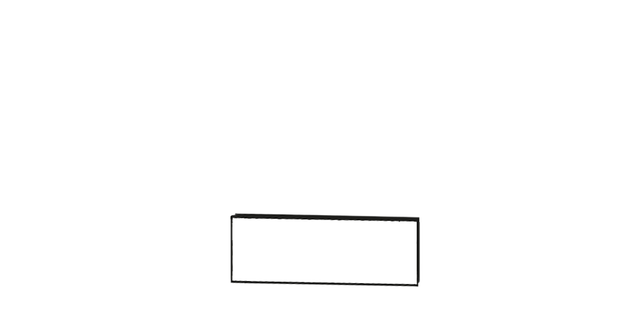 Edge Lådfront 60 x 26 cm