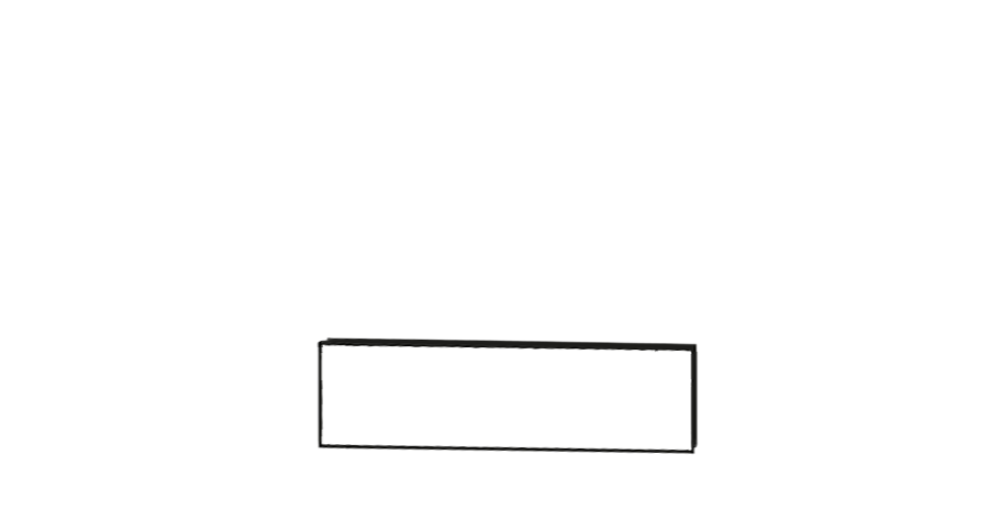 Edge Lådfront 80 x 26 cm