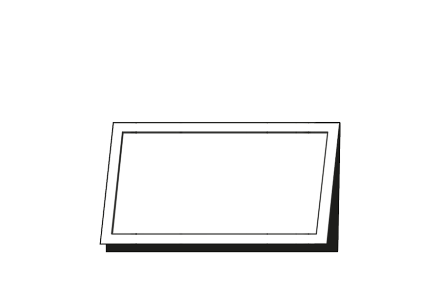 Slim Door 92 x 40 cm