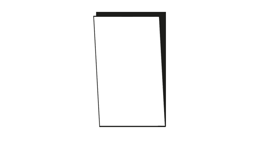 Wood Opvaskemaskine front 45 x 70 cm